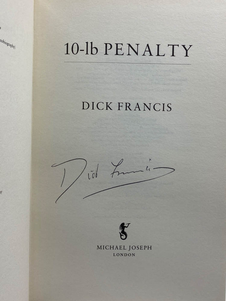 Francis, Dick - 10lb Penalty - SIGNED | image3