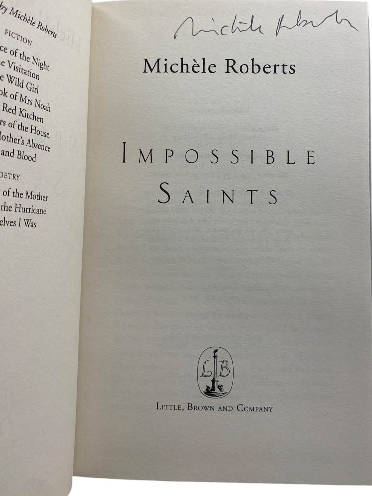 Roberts, Michele - Impossible Saints - SIGNED | image3