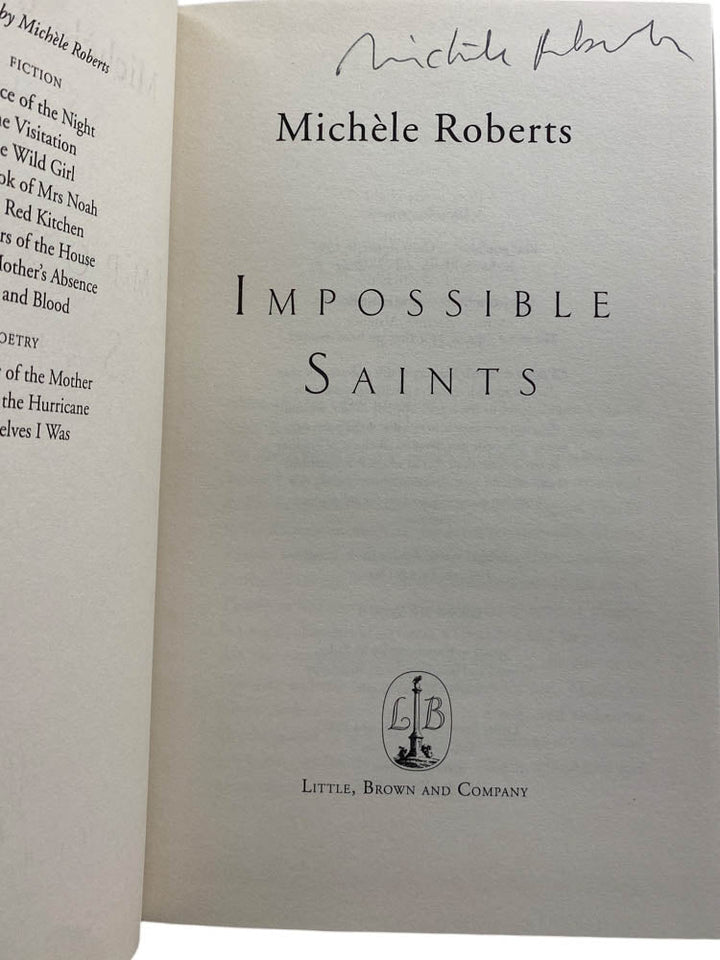 Roberts, Michele - Impossible Saints - SIGNED | image3