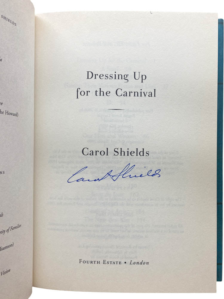 Shields, Carol - Dressing Up For the Carnival - SIGNED | image2