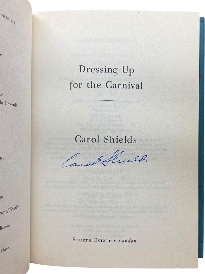 Shields, Carol - Dressing Up For the Carnival - SIGNED | image2
