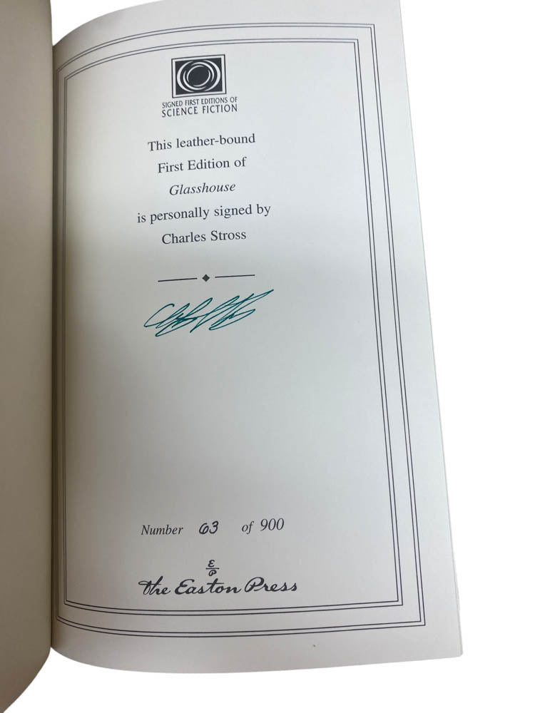 Stross, Charles - Glasshouse - SIGNED | image3
