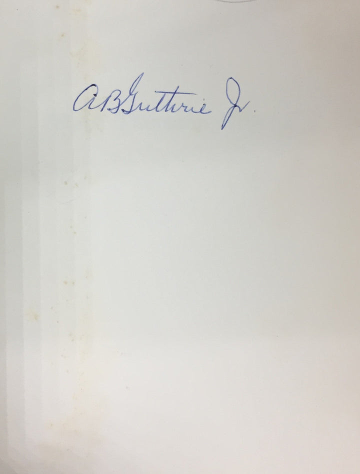 Guthrie, A B - These Thousand Hills - SIGNED | book detail 6