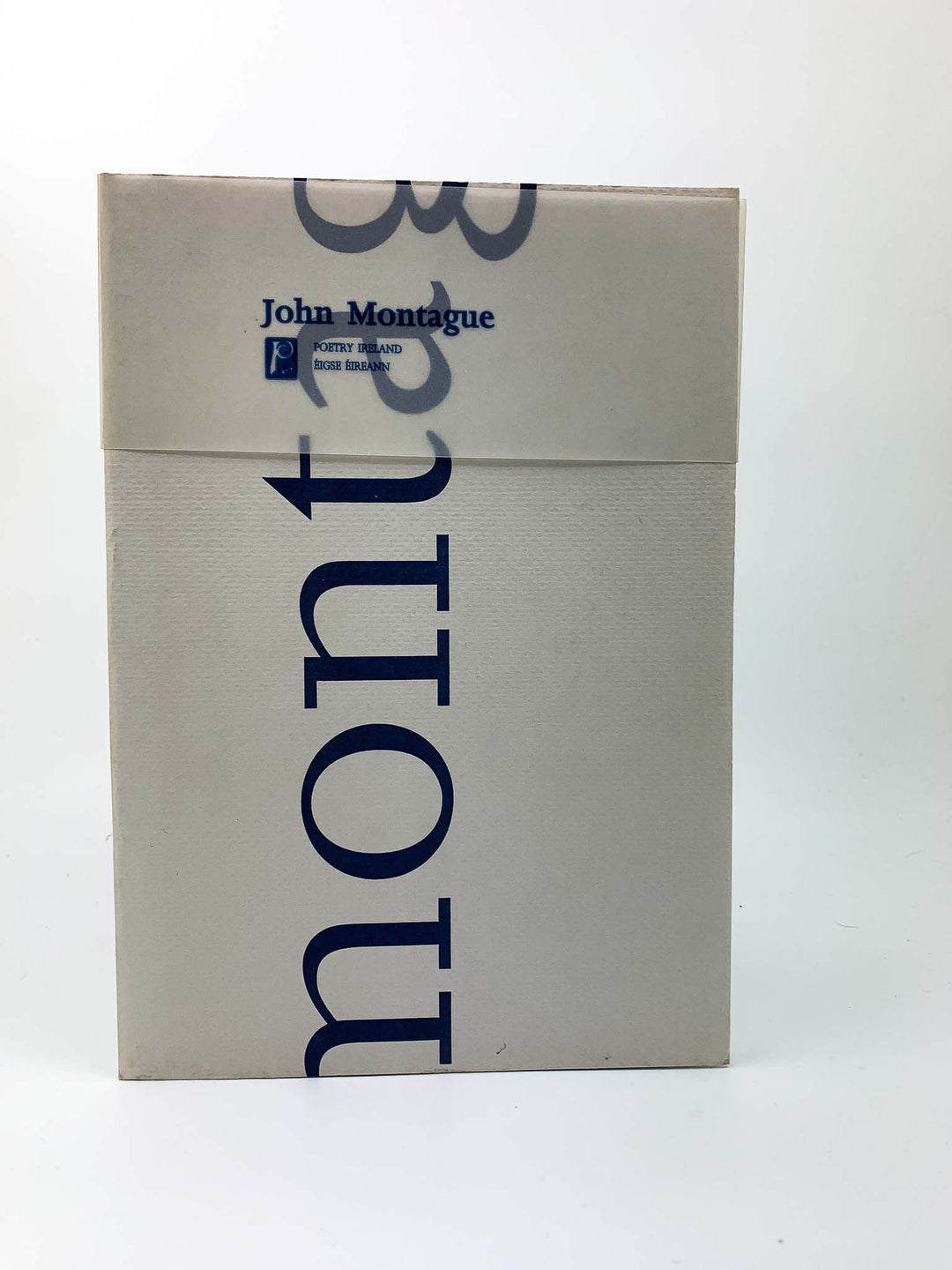 Montague, John - Chain Letter - SIGNED | front cover. Published by Poetry Ireland in 1997. Original Wraps.  Condition:  Fine/No Jacket ( as Issued )