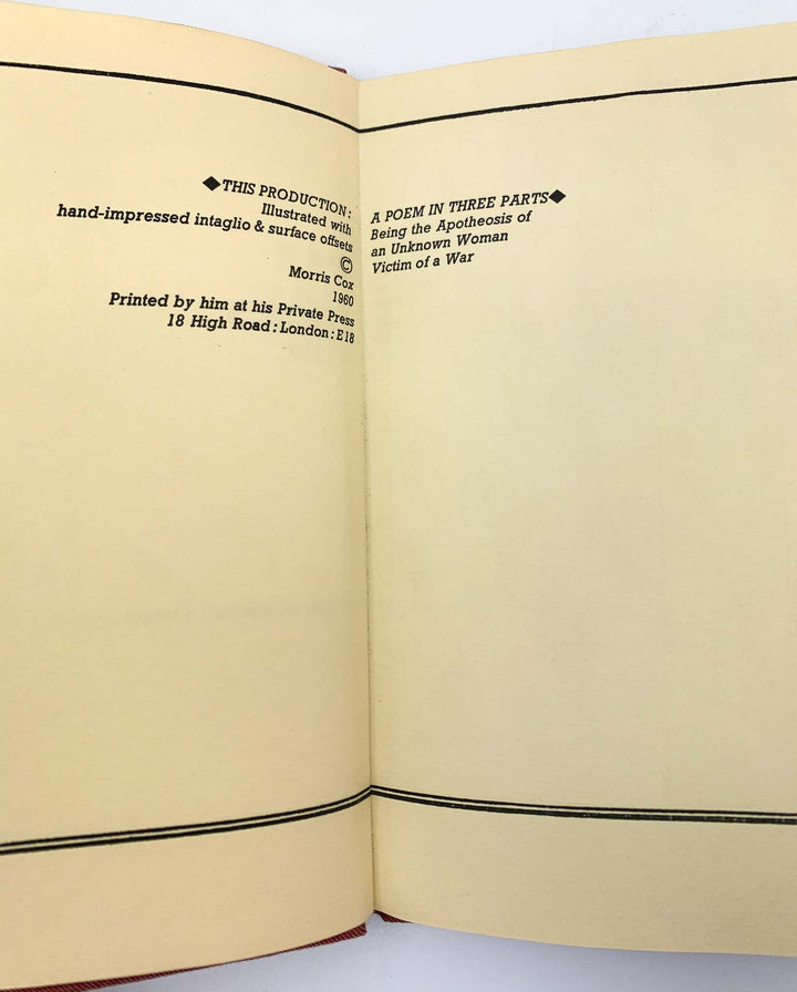 Cox, Morris - War in a Cock's Egg - SIGNED | book detail 6