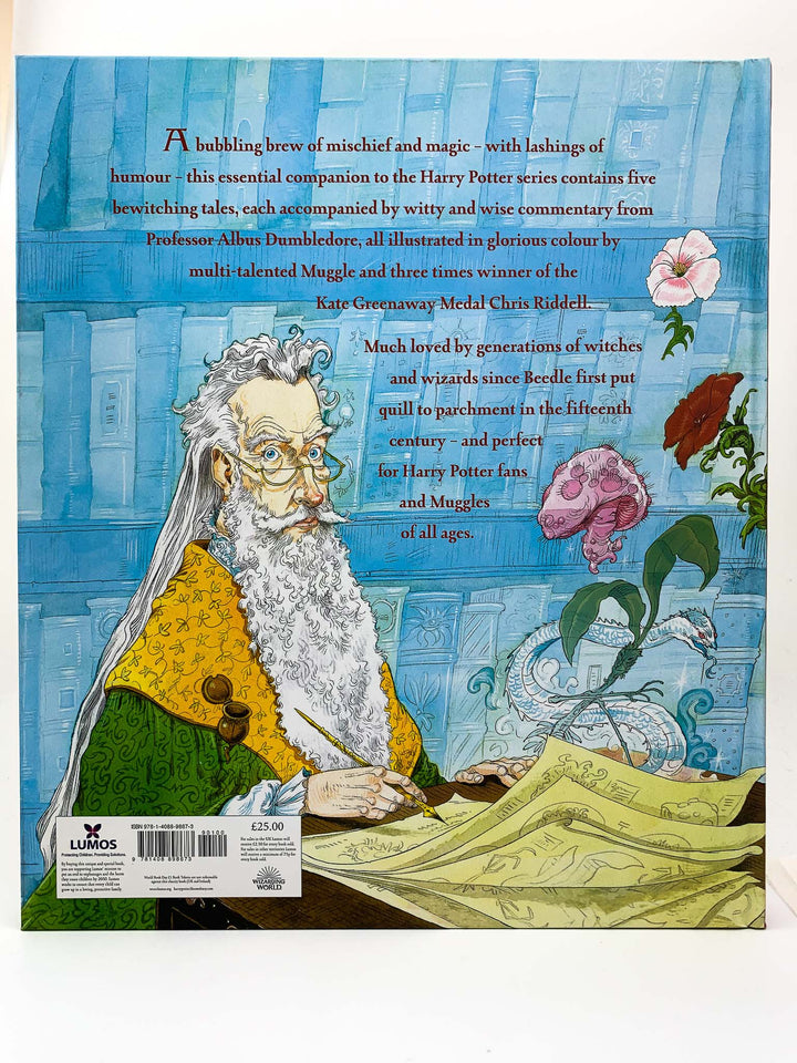 Rowling, J K - The Tales of Beedle the Bard - SIGNED | back cover