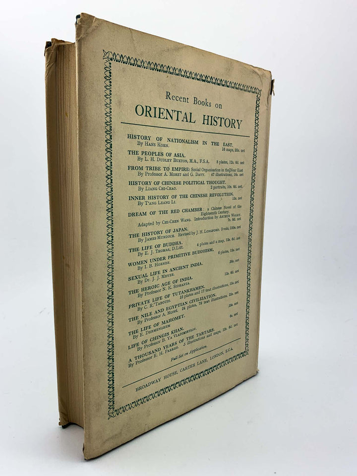 Horner, I B - Women Under Prmitive Buddhism | back cover