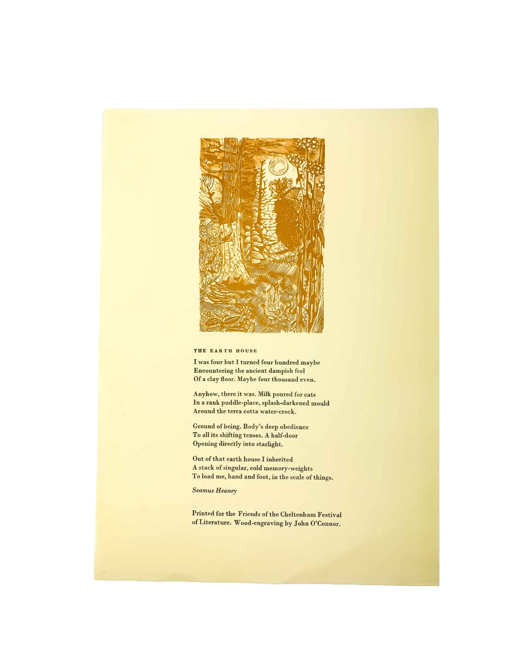 Heaney, Seamus - The Earth House