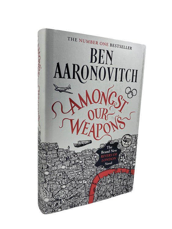 Aaronovitch, Ben - Amongst Our Weapons | front cover. Published by Orion in 2022. Hardcover.  Condition:  Fine/Fine