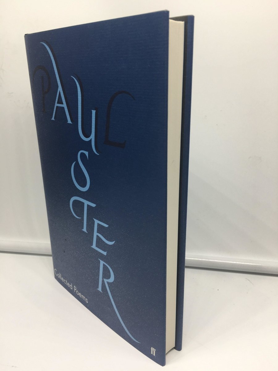 Auster, Paul - Collected Poems | back cover. Published by Faber & Faber Limited in 2007. Hardcover.  Condition:  Fine/Fine