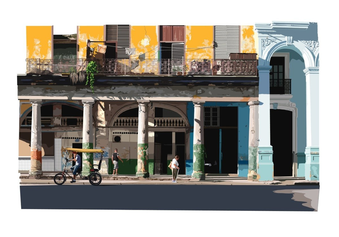 Avenida de Bélgica, Havana | image1 | Signed Limited Edtion Print