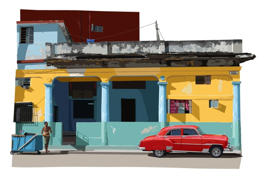 Avenida de España, Havana | image1 | Signed Limited Edtion Print