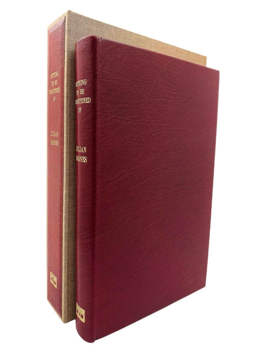 Barnes, Julian - Nothing to Be Frightened of - one of 25 copies - SIGNED | front cover. Published by London Review Bookshop in 2008. Hardcover.  Condition:  Fine/No Jacket ( as Issued )
