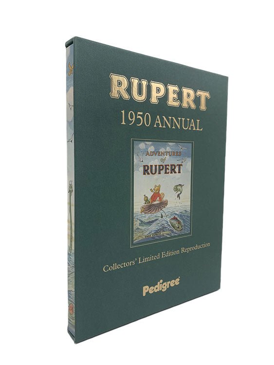 Bestall, Alfred - Rupert 1950 Annual | front cover. Published by Pedigree in 2000. Hard Cover In Slipcase.  Condition:  Fine/No Jacket ( as Issued )