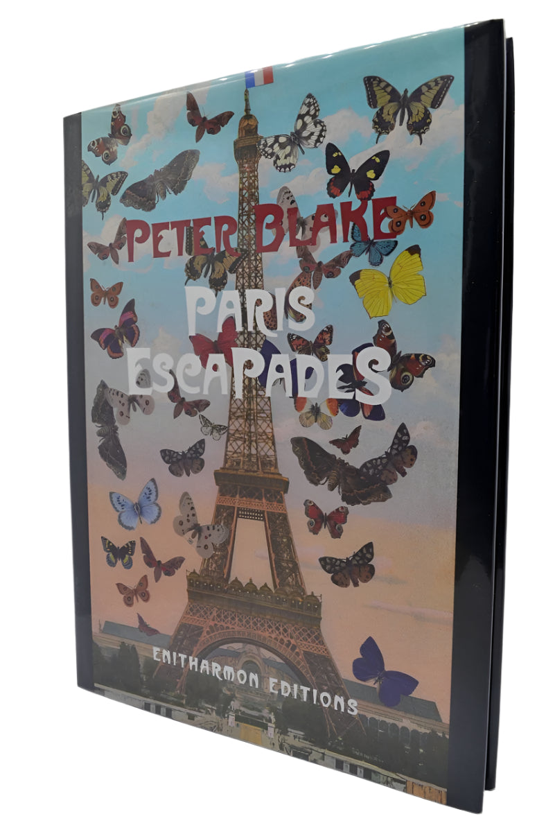Blake, Peter - Paris Escapades | front cover. Published by Enitharmon Press in 2011. Hardcover.  Condition:  Fine/Fine