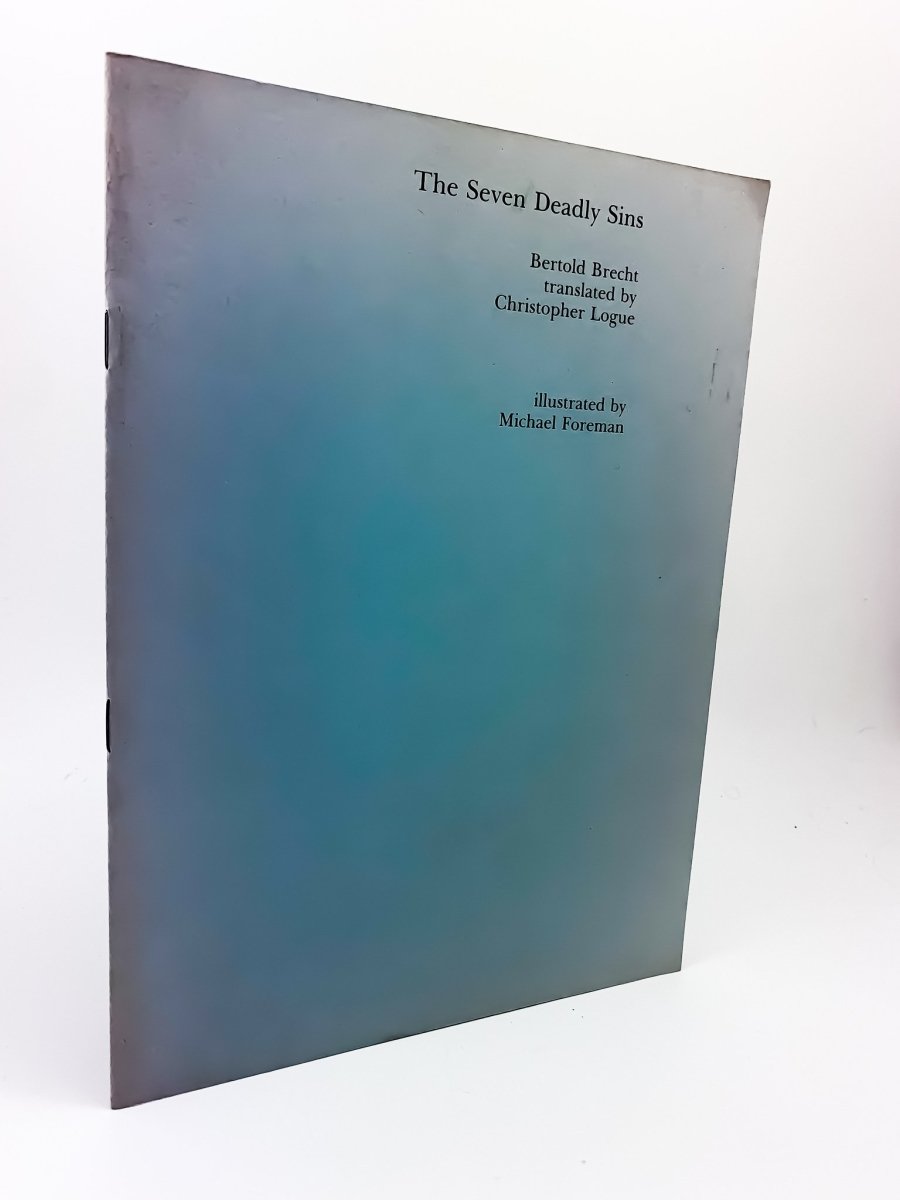 Brecht, Berthold - The Seven Deadly Sins - SIGNED | front cover