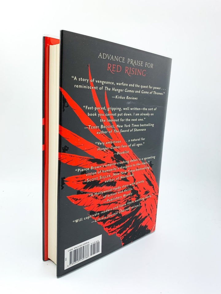 Brown, Pierce - Red Rising - SIGNED | back cover