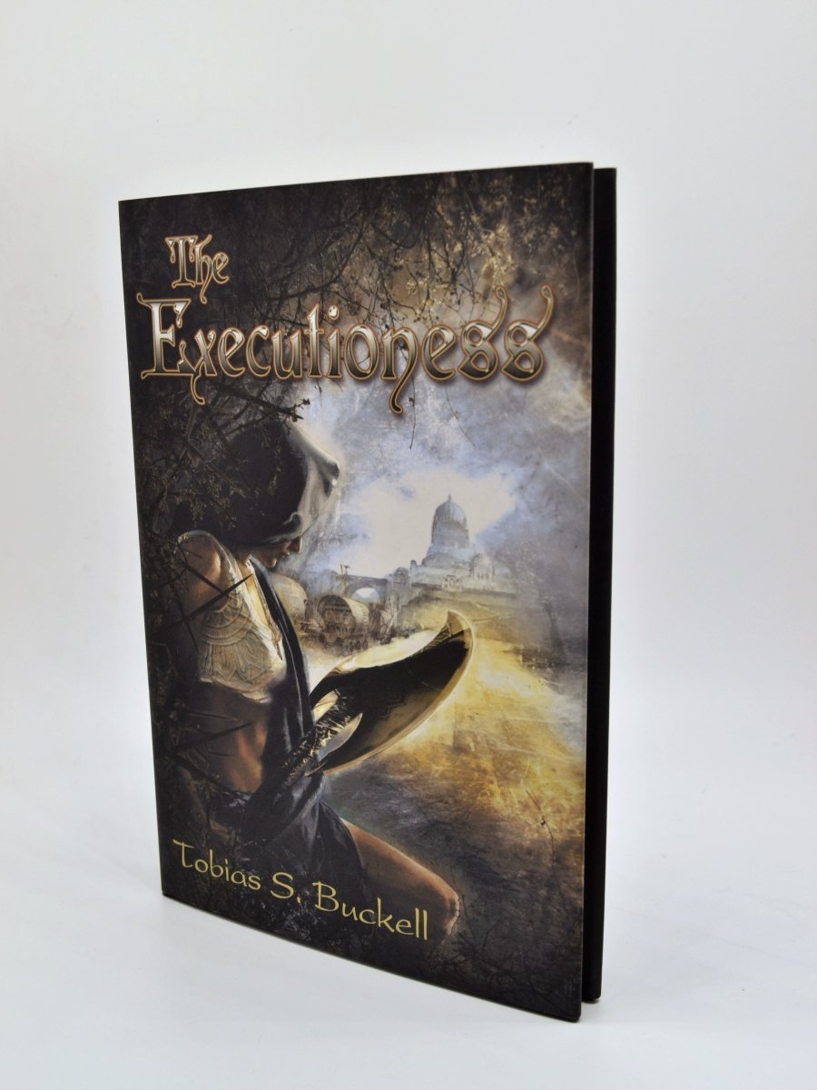 Buckell, Tobias S - The Executioness | front cover. Published by Subterranean Press in 2011. Hardcover.  Condition:  Fine/Fine