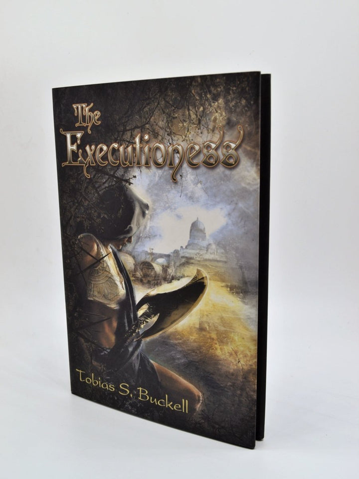 Buckell, Tobias S - The Executioness | front cover. Published by Subterranean Press in 2011. Hardcover.  Condition:  Fine/Fine