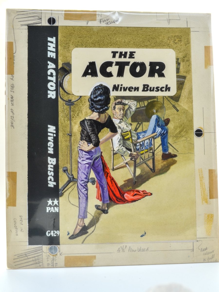 Busch, Niven - The Actor ( Original Pan Dustwrapper Artwork ) | front cover