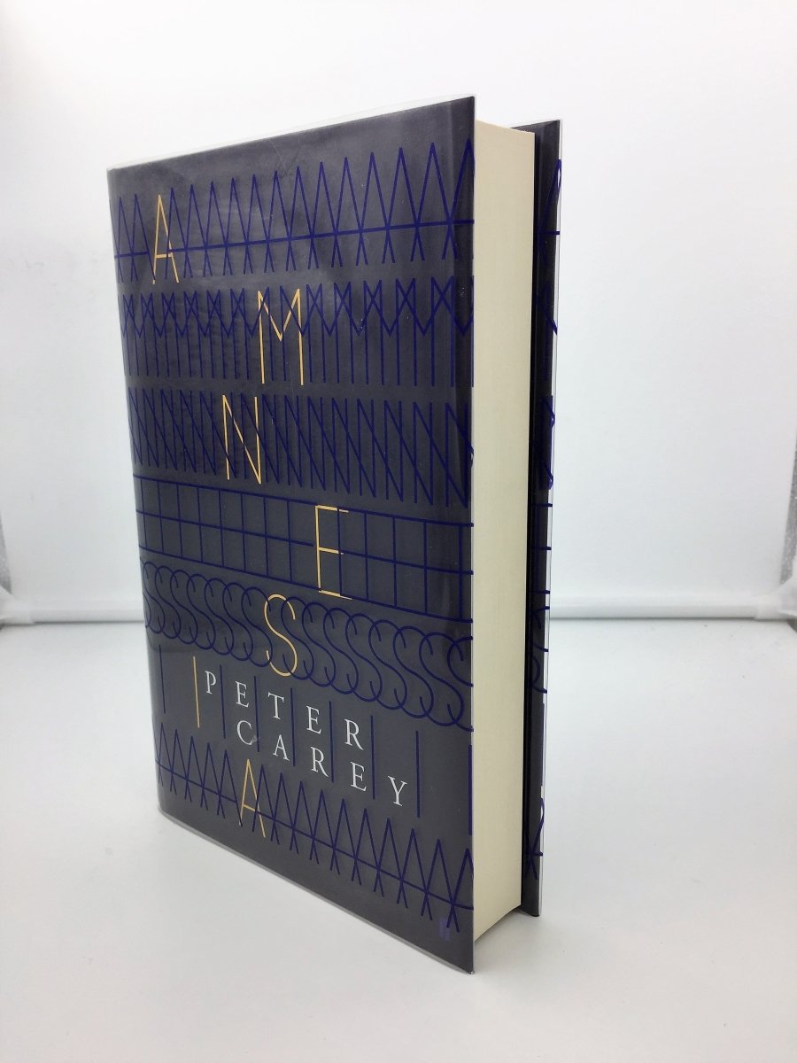 Carey, Peter - Amnesia | front cover. Published by Faber & Faber Limited in 2014. Hardcover.  Condition:  Fine/Fine