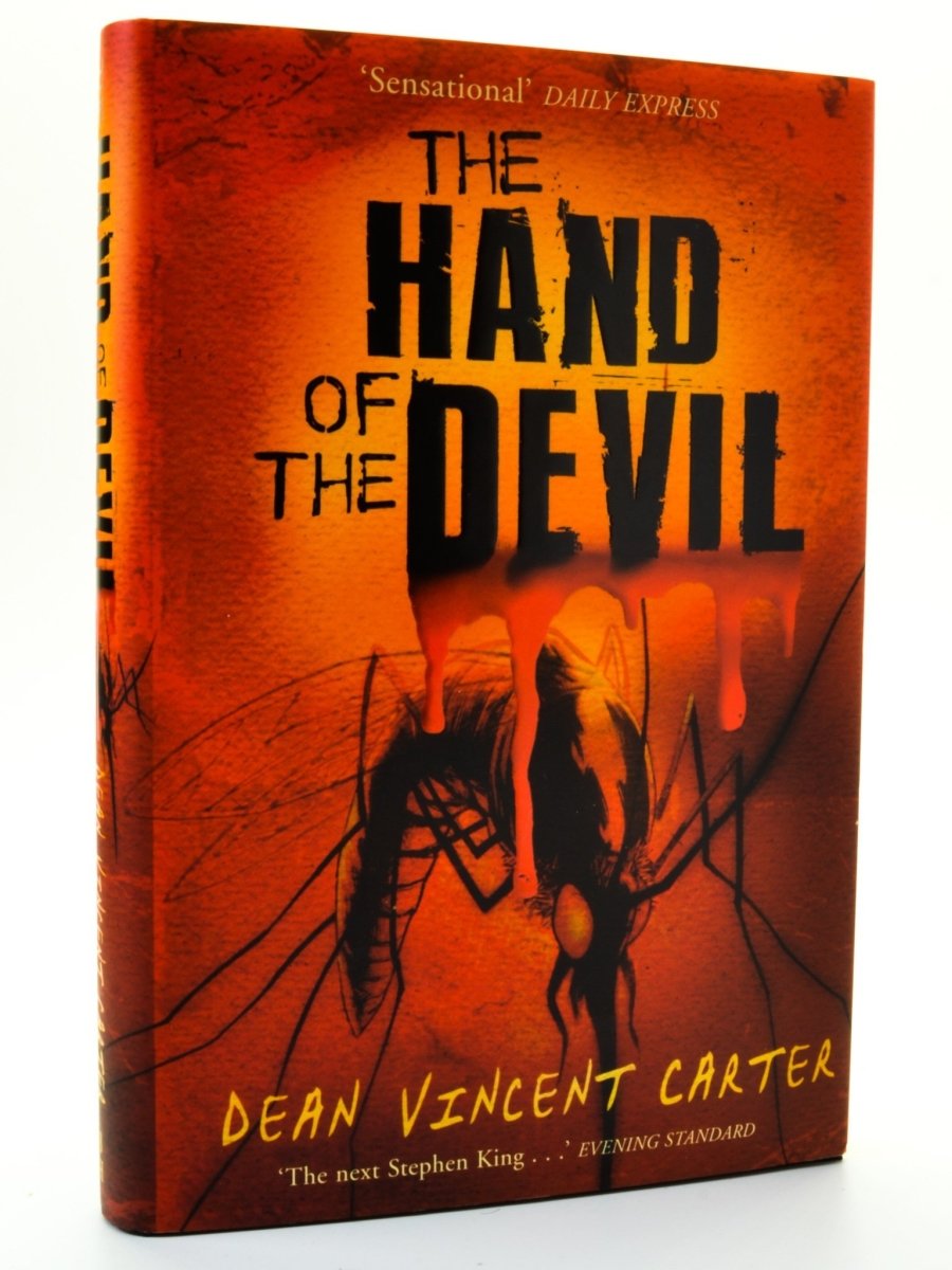 Carter, Dean Vincent - The Hand of the Devil - SIGNED | front cover. Published by Bodley Head in 2006. Hardcover.  Condition:  Fine/Fine