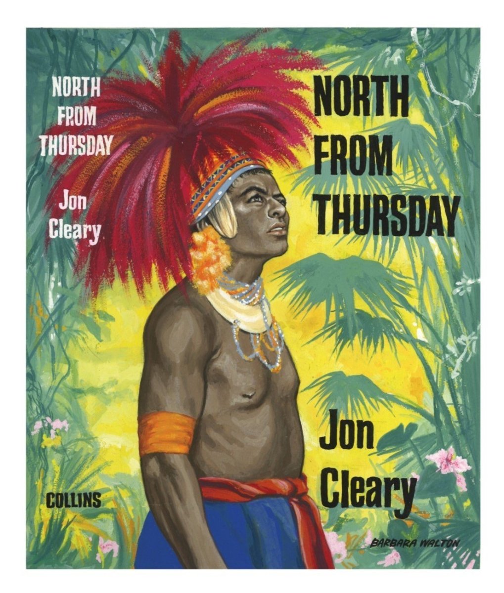 Cleary, Jon - North From Thursday (Original Dustwrapper Artwork) | front cover. Published by Collins in 1960. Unbound In Portfolio. Condition: Fine/n/a
