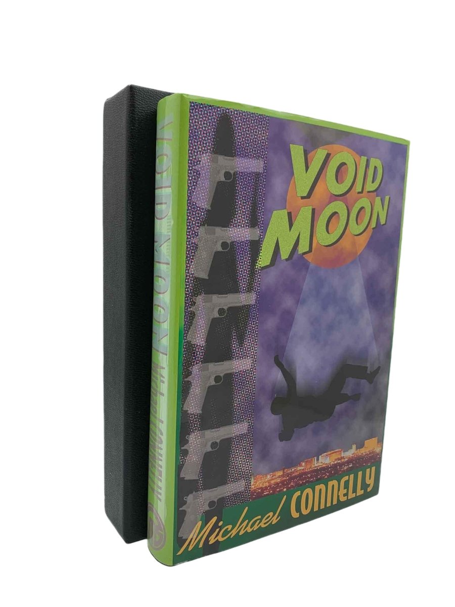 Michael Connelly SIGNED First Edition, Limited Edition | Void Moon | Cheltenham Rare Books. Published by Dennis McMillan in 1999. Laminated Boards.  Condition:  Fine/Near Fine ++