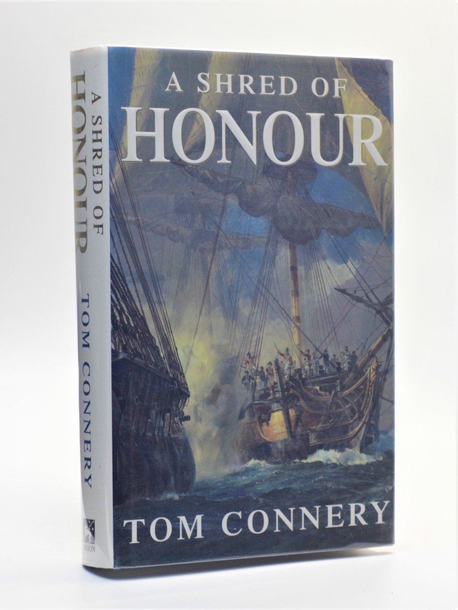 Connery, Tom - A Shred of Honour | front cover. Published by Orion in 1996. Hardcover.  Condition:  Near Fine ++/Near Fine ++
