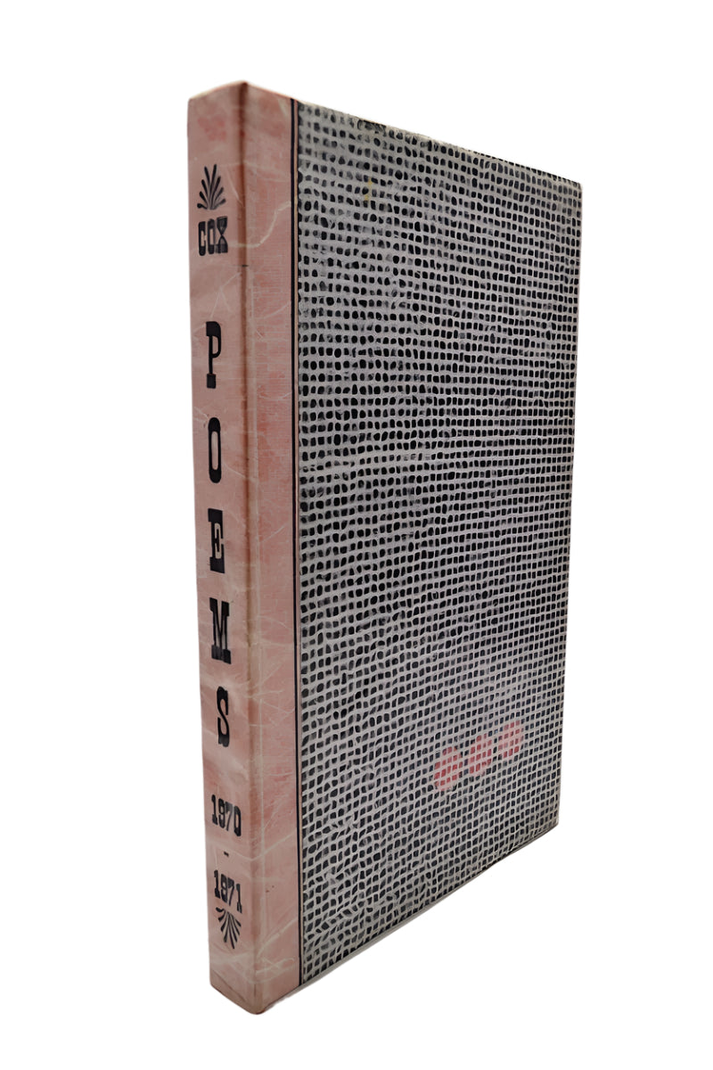 Cox, Morris - Poems 1970 - 1971 | back cover
