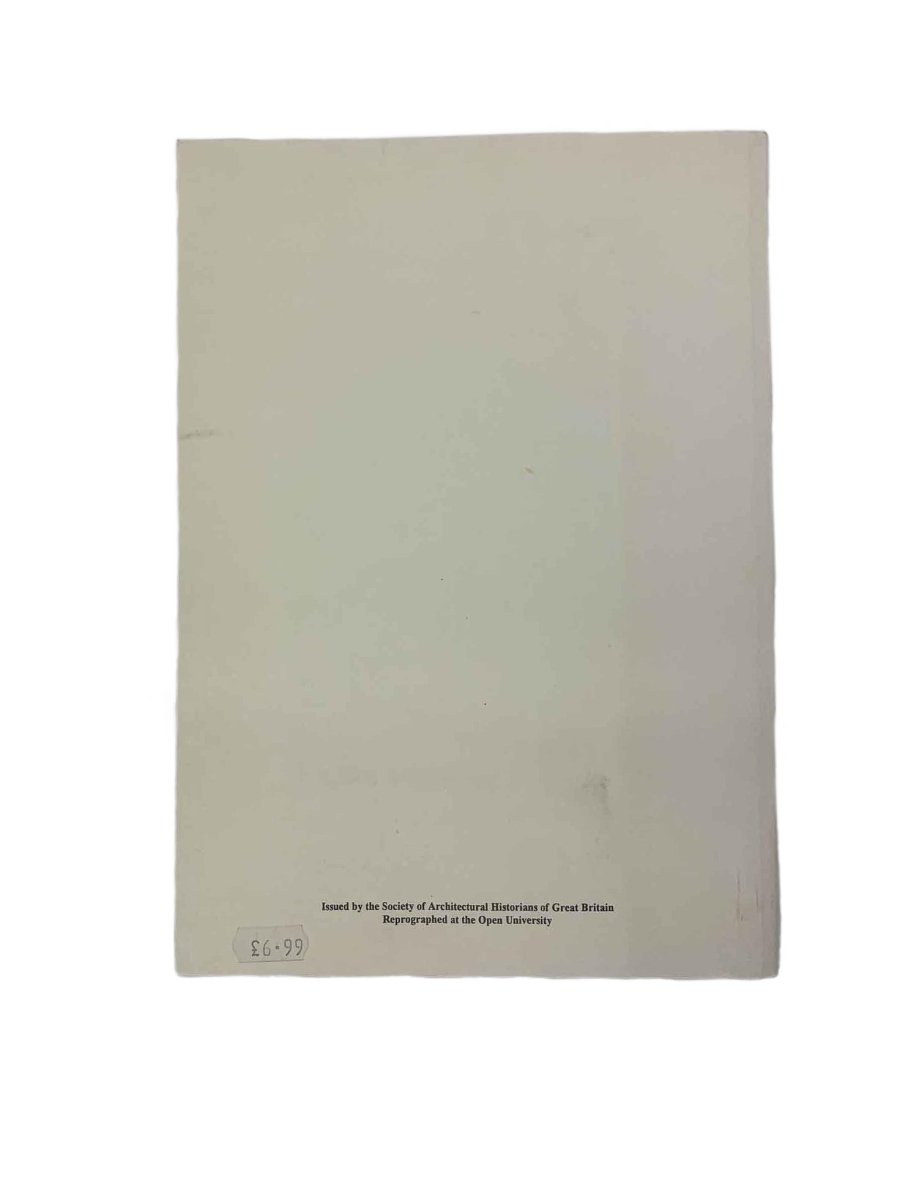 Crawford, Alan - William Morris and Architecture | back cover