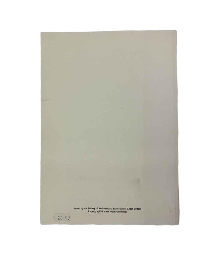 Crawford, Alan - William Morris and Architecture | back cover