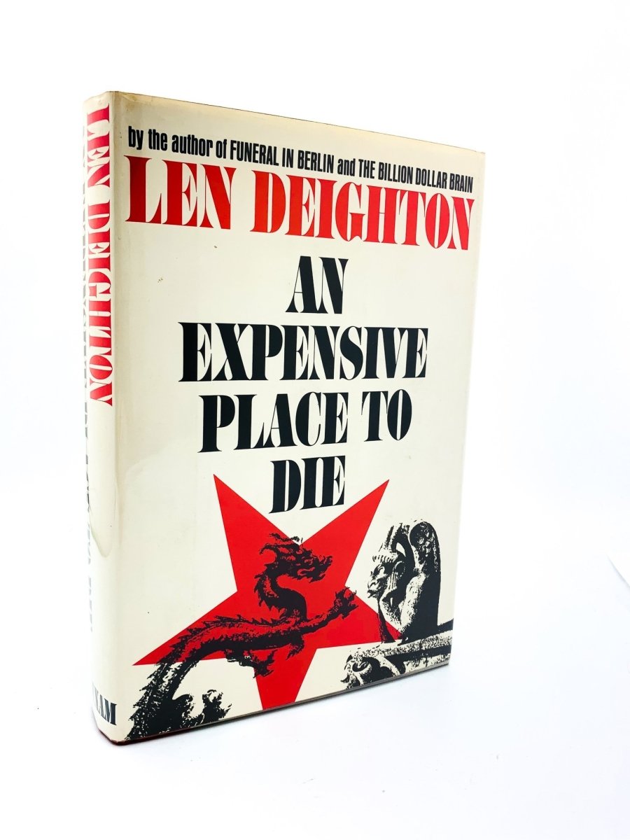 Deighton, Len - An Expensive Place to Die | front cover. Published by Putnam in 1967. Hardcover.  Condition:  Near Fine/Near Fine
