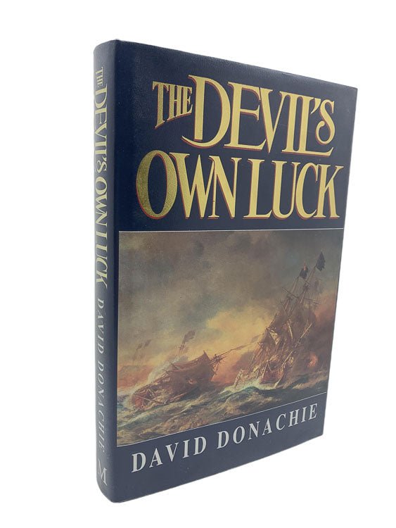 Donachie, David - The Devil's Own Luck | front cover. Published by Macmillan in 1991. Hardcover.  Condition:  Fine/Fine