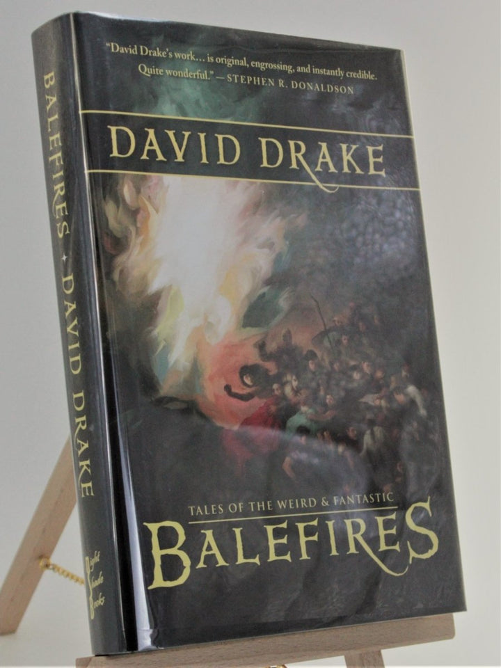 Drake, David - Balefires - SIGNED | front cover. Published by Night Shade Books in 2007. Hardcover.  Condition:  Fine/Fine