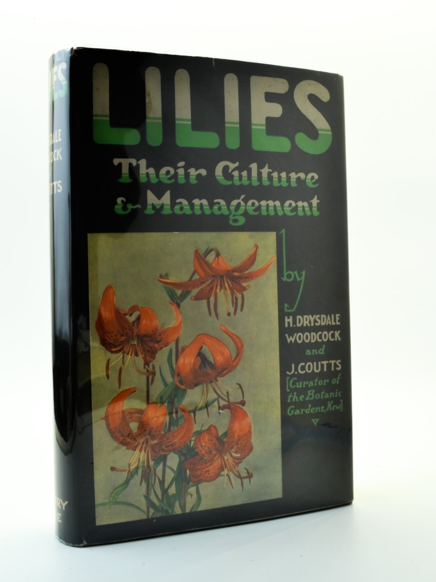 Drysdale Woodcock, H. - Lilies : Their Culture And Management | front cover. Published by Country Life in 1935. Hardcover.  Condition:  Very Good ++/Very Good +++