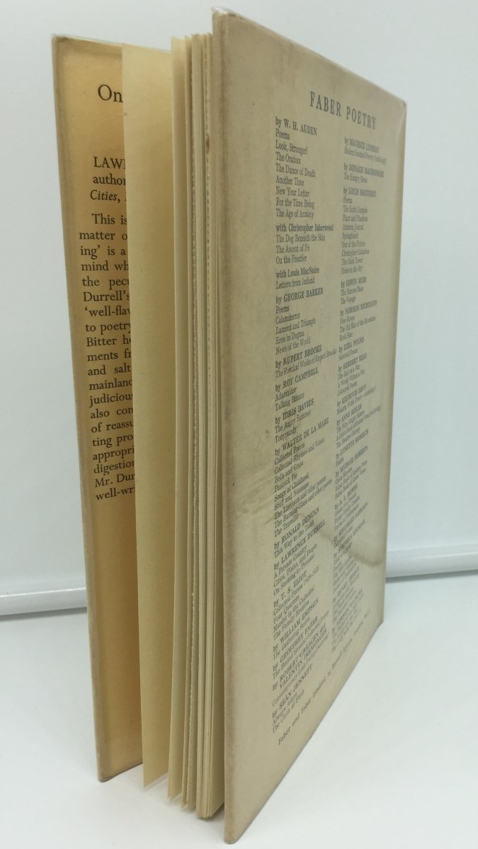 Durrell, Lawrence - On Seeming to Presume | back cover