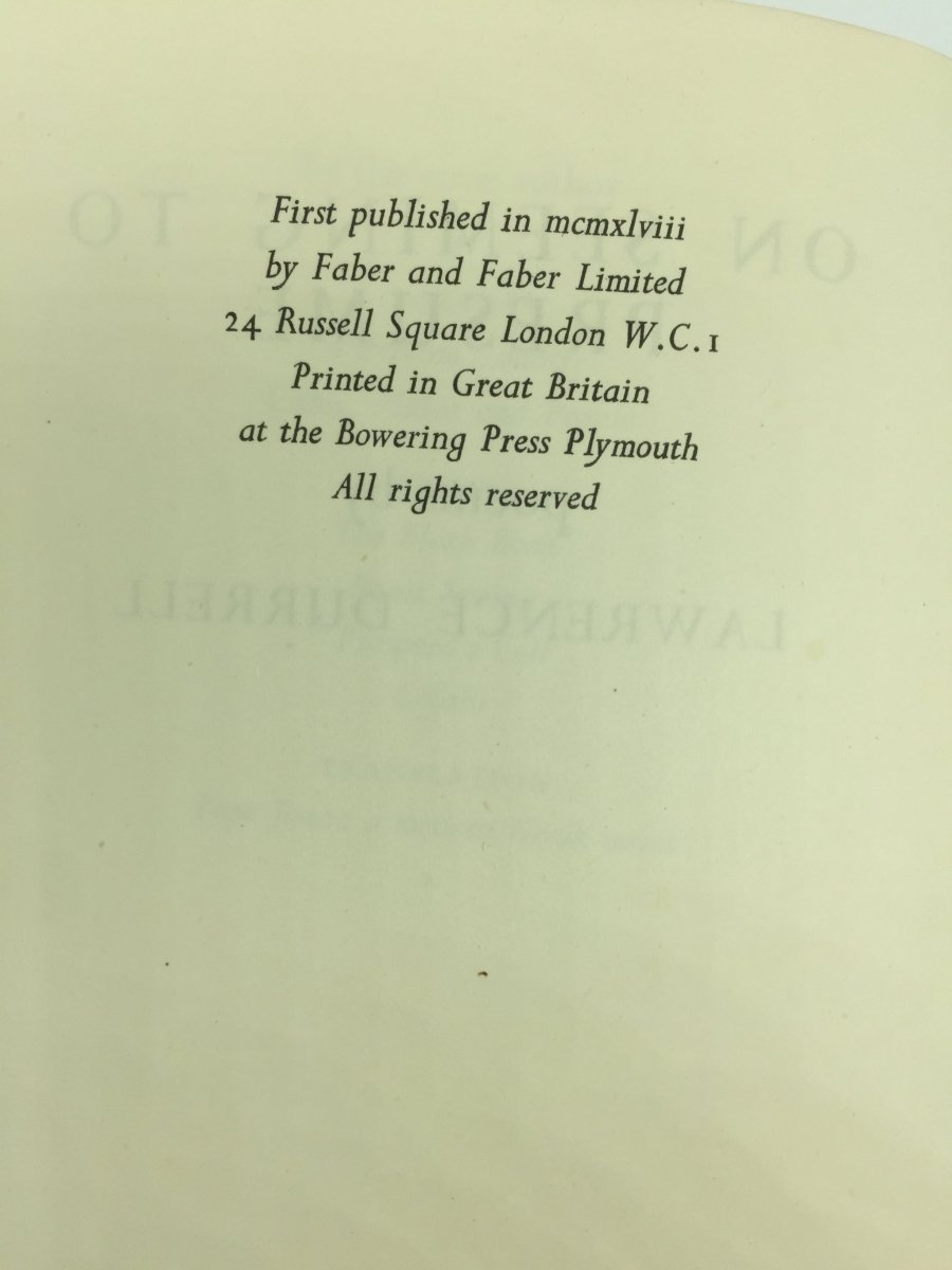 Durrell, Lawrence - On Seeming to Presume | sample illustration