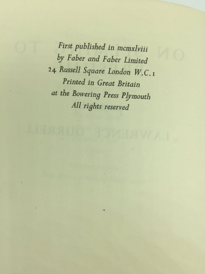 Durrell, Lawrence - On Seeming to Presume | sample illustration