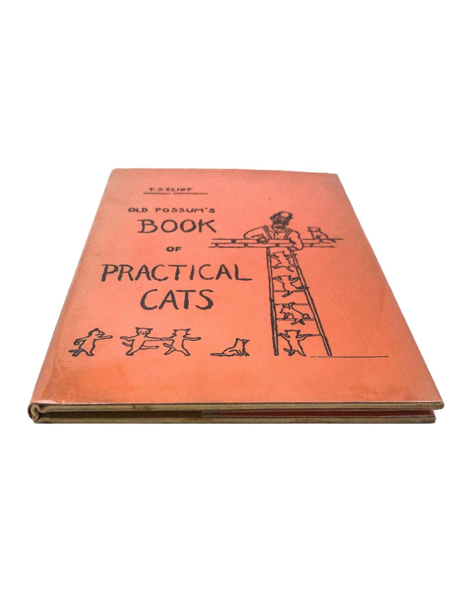 Eliot, T S - Old Possum's Book of Practical Cats | front cover. Published by Faber in 1939. Hardcover.  Condition:  Very Good/Good
