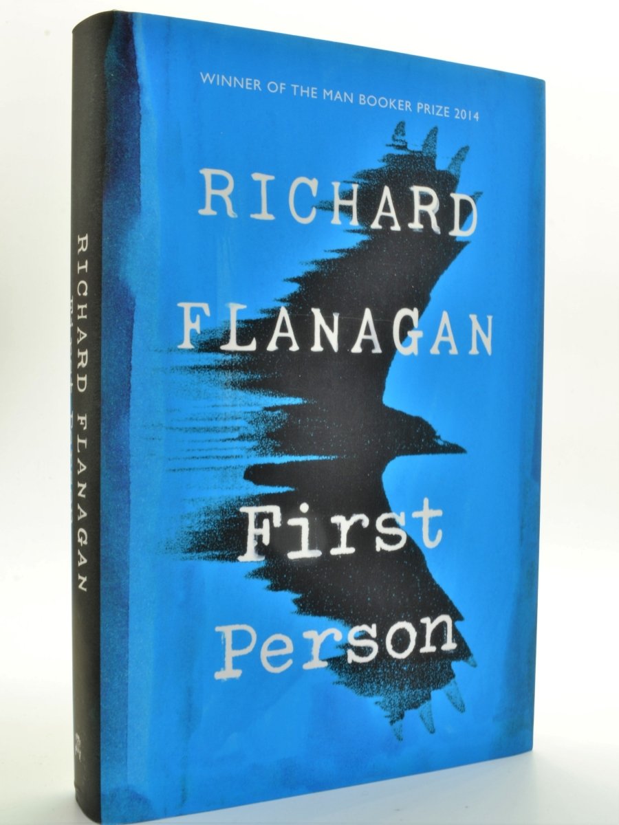 Flanagan, Richard - First Person - SIGNED | front cover. Published by Chatto & Windus Ltd in 2017. Hardcover.  Condition:  Fine/Fine