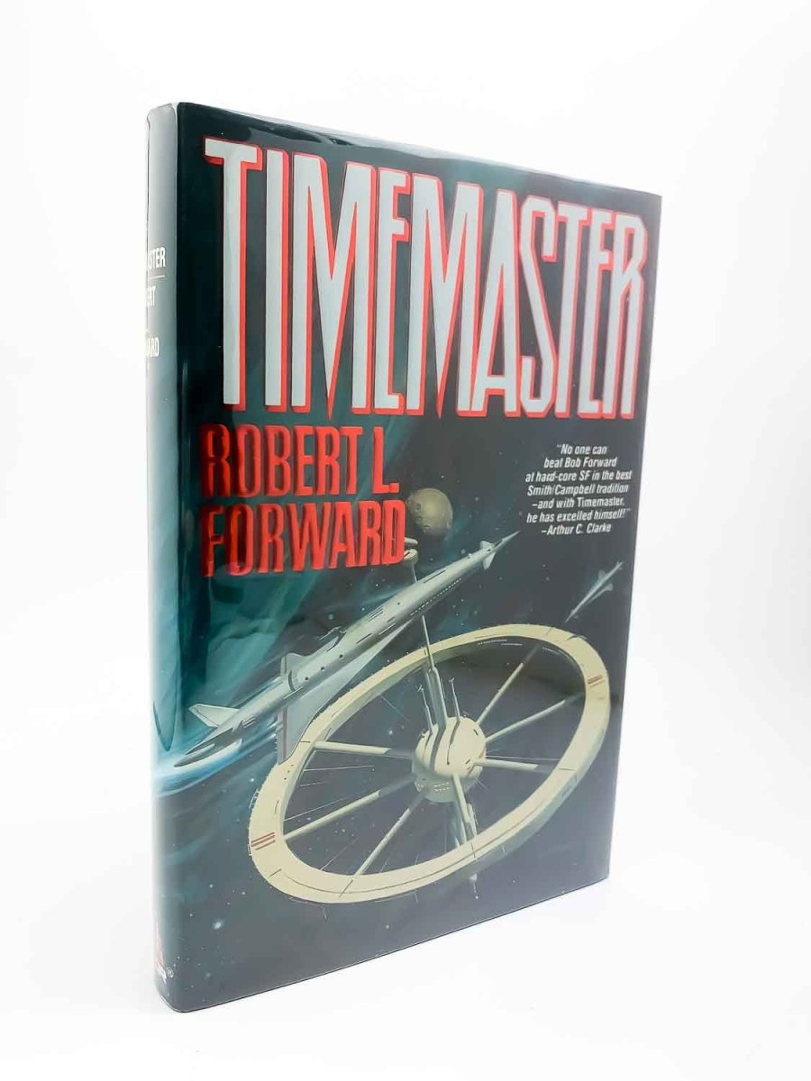 Forward, Robert L - Timemaster | front cover. Published by Tor in 1992. Hardcover.  Condition:  Fine/Fine