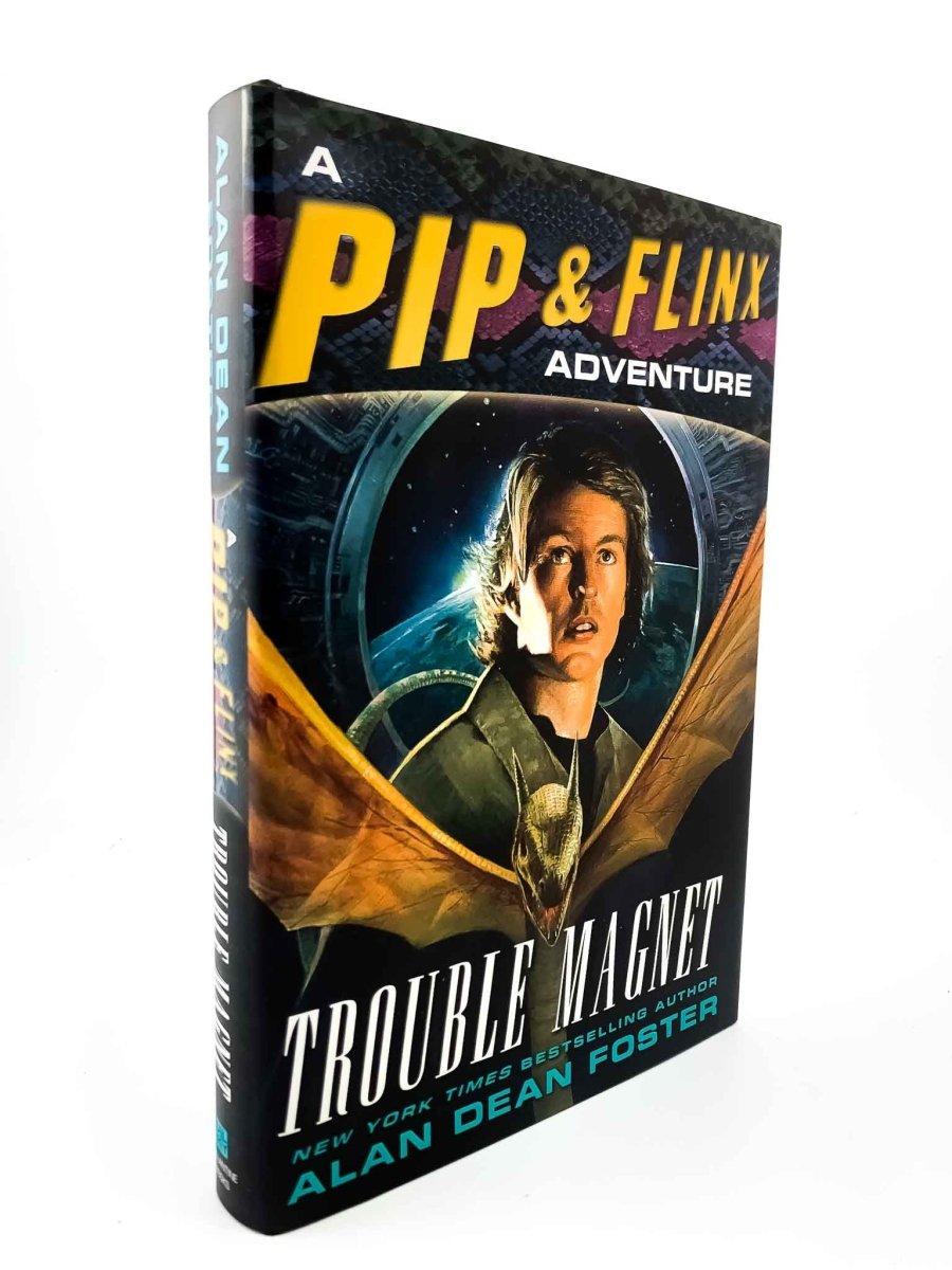 Foster, Alan Dean - Trouble Magnet | front cover. Published by Del Rey in 2006. Hardcover.  Condition:  Fine/Fine