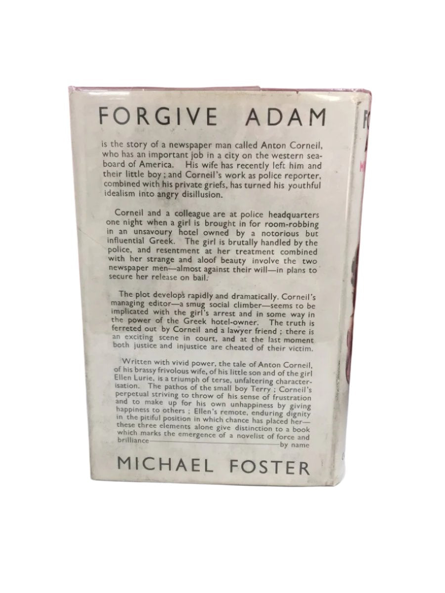 Foster, Michael - Forgive Adam | back cover