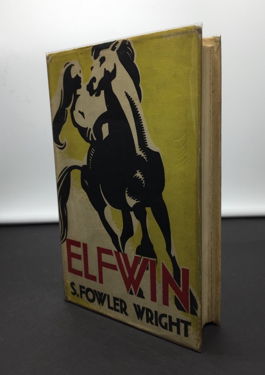 Fowler Wright, S - Elfwin | front cover. Published by Harrap in 1930. Hardcover.  Condition:  Very Good/Very Good +