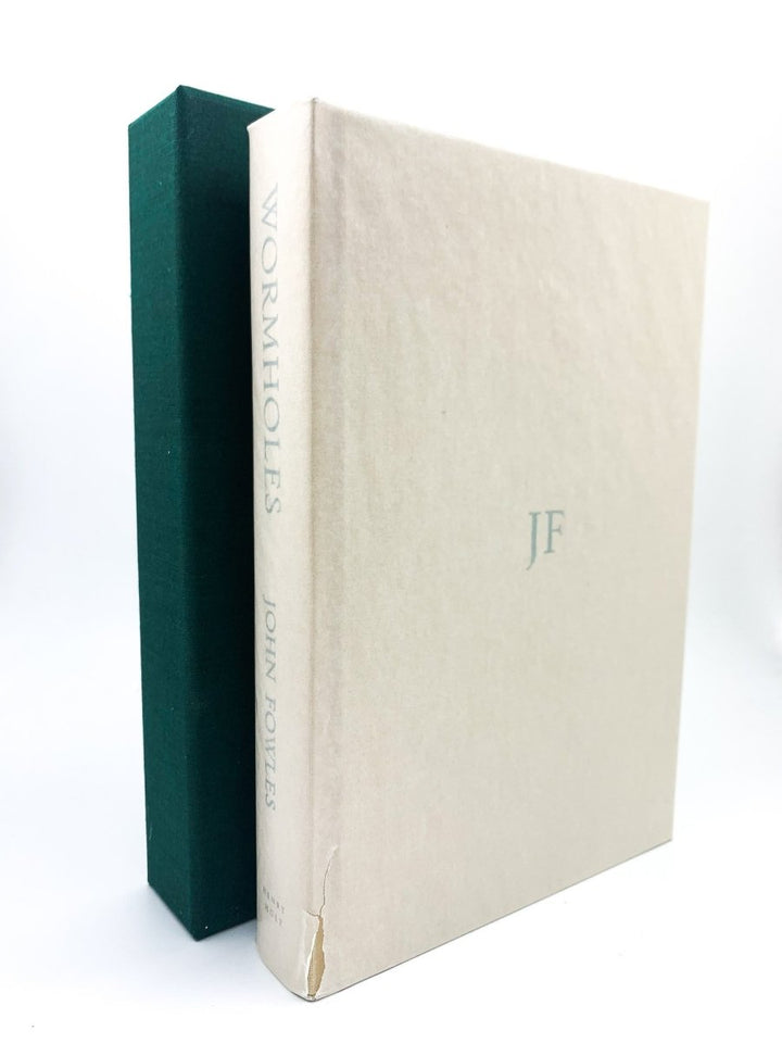 Fowles, John - Wormholes - SIGNED | back cover