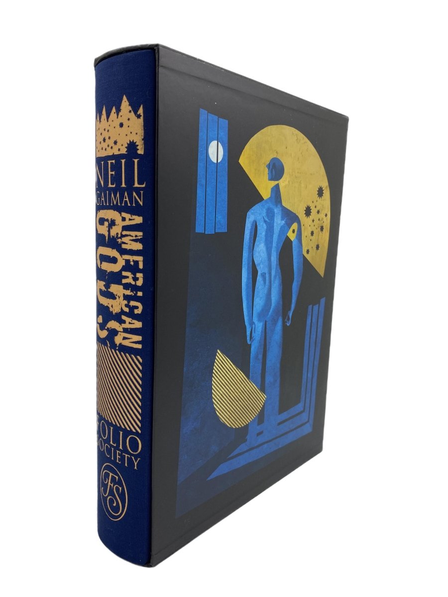 Gaiman, Neil - American Gods | front cover. Published by Folio Society in 2017. No Jacket ( As Issued ).  Condition:  Fine/No Jacket ( as Issued )