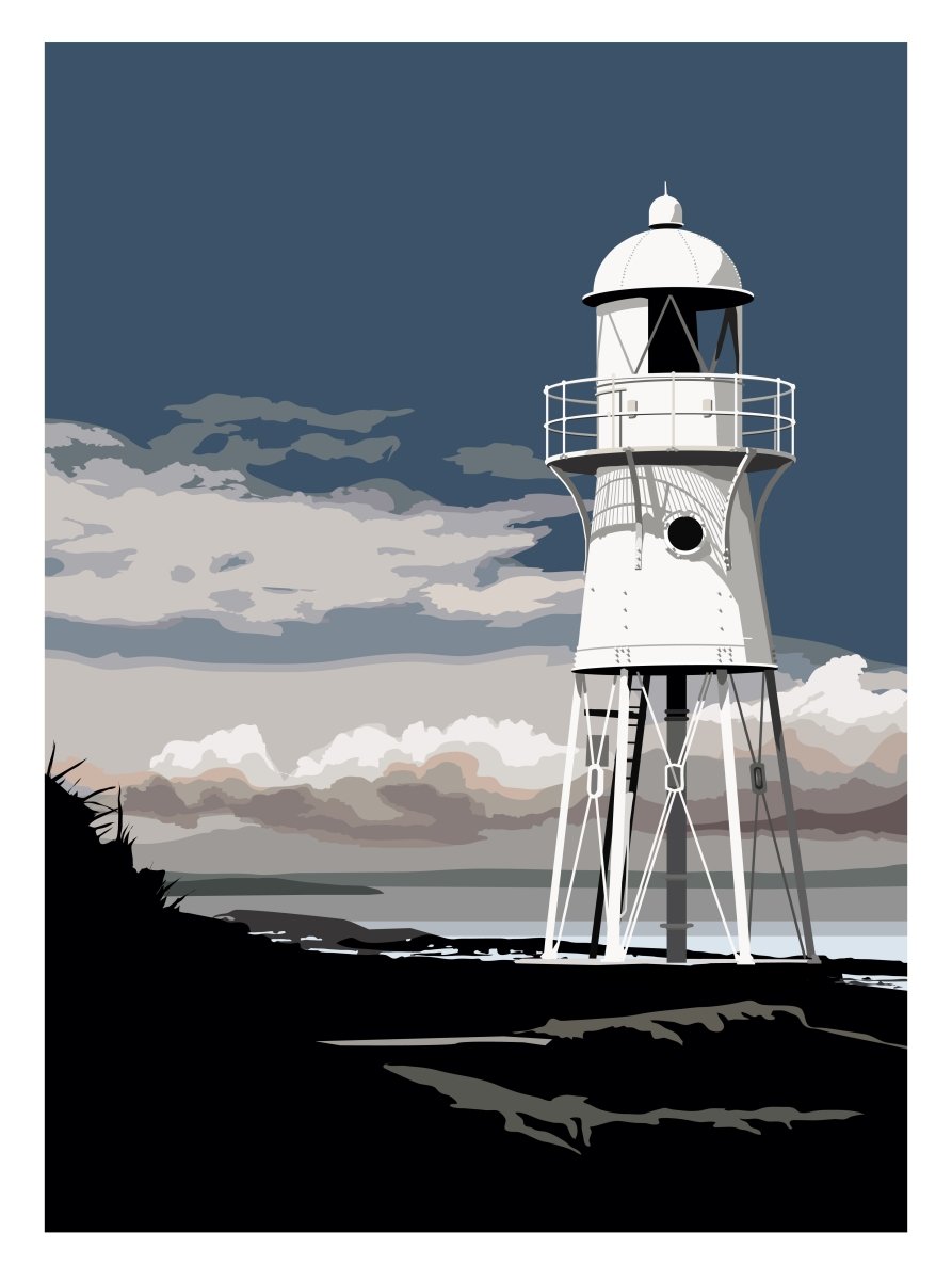 Gerrie, Leslie - Black Nore Lighthouse - SIGNED | image1