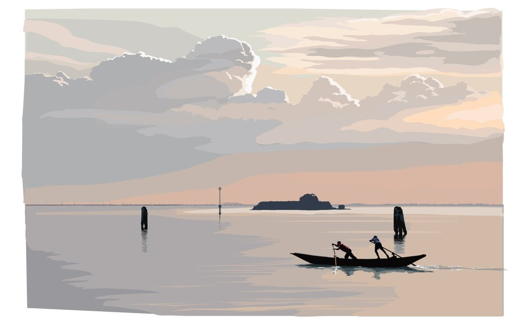 Gerrie, Leslie - Ottagono at Sunset - SIGNED | image1