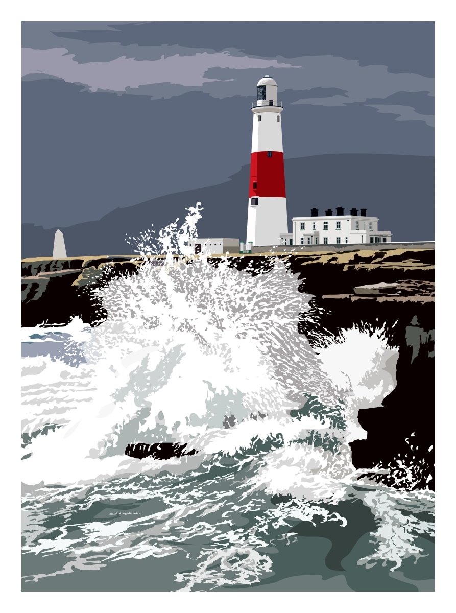 Gerrie, Leslie - Portland Bill Lighthouse - SIGNED | image1